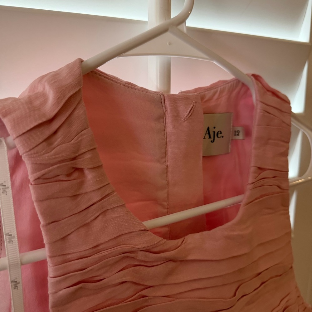 AJE Introspect Cut Out Mini Dress in Rose pink, AU12/US 8 - Picture 8 of 13